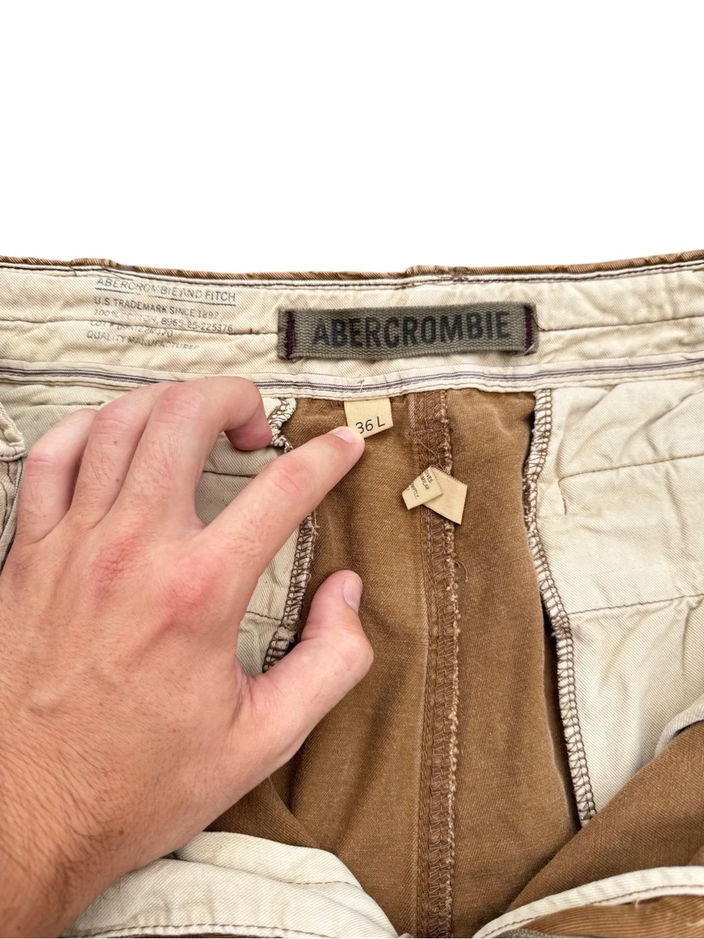 Abercrombie & Fitch Brown Cargo Utility Pants